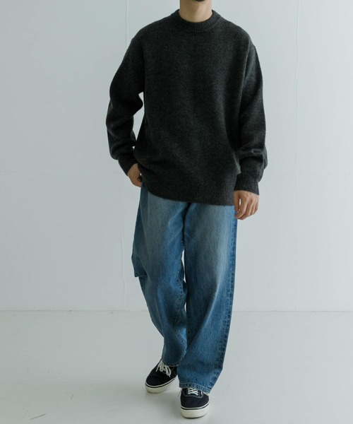 URBAN RESEARCH（アーバンリサーチ）の「『UR GREEN』CREW NECK KNIT（ニット/セーター・メンズ・チャコールグレー/ライトグレー/ネイビー/カーキ/イエロー系その他・MEDIUM/LARGE）」の17枚目の写真