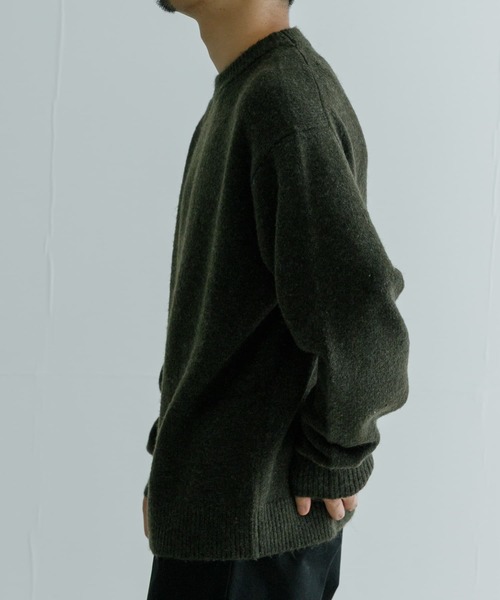 URBAN RESEARCH（アーバンリサーチ）の「『UR GREEN』CREW NECK KNIT（ニット/セーター・メンズ・チャコールグレー/ライトグレー/ネイビー/カーキ/イエロー系その他・MEDIUM/LARGE）」の21枚目の写真