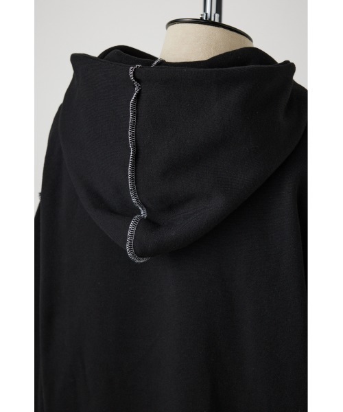 AZUL by moussy(アズールバイマウジー)の「ステッチデザインパーカー(パーカー・メンズ・オフホワイト/ダークグリーン/杢グレー/ベージュ/ブラック・FREE)」の20枚目の写真