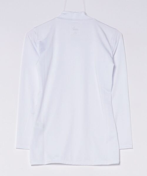 PUMA(プーマ)の「PUMA プーマ コンプレッション モックネック サッカー 長袖 シャツ(Tシャツ/カットソー・メンズ・ホワイト・XX-LARGE/X-LARGE/SMALL/MEDIUM/LARGE)」の3枚目の写真