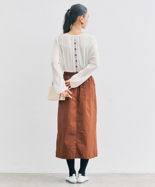 and myera(アンド マイラ)の「and myera アンティーク刺しゅうブラウス(シャツ/ブラウス・レディース・ホワイト系その他・LL/L/M/S)」の10枚目の写真