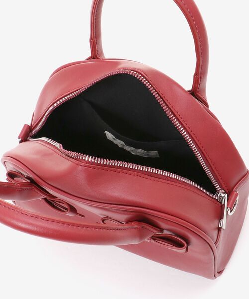 MAJESTIC LEGON（マジェスティックレゴン）の「ハートリボンミニボストン（ボストンバッグ・レディース・アイボリー/ブラック/ボルドー・FREE）」の20枚目の写真