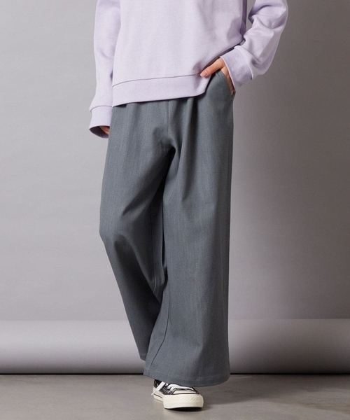 a.v.v（アーヴェヴェ）の「[140-150]サスペンダー付きワイドパンツ（その他パンツ・キッズ・ホワイト/ブラック/グレー/ダークインディゴブルー/ベージュ・150/140）」の4枚目の写真