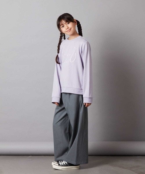 a.v.v（アーヴェヴェ）の「[140-150]サスペンダー付きワイドパンツ（その他パンツ・キッズ・ホワイト/ブラック/グレー/ダークインディゴブルー/ベージュ・150/140）」の16枚目の写真