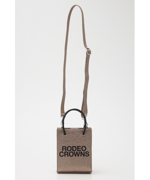 RODEO CROWNS WIDE BOWL（ロデオクラウンズワイドボウル）の「ショッパースモールショルダー（ショルダーバッグ・レディース・ブロンズ/ブラック/シルバー・FREE）」の5枚目の写真
