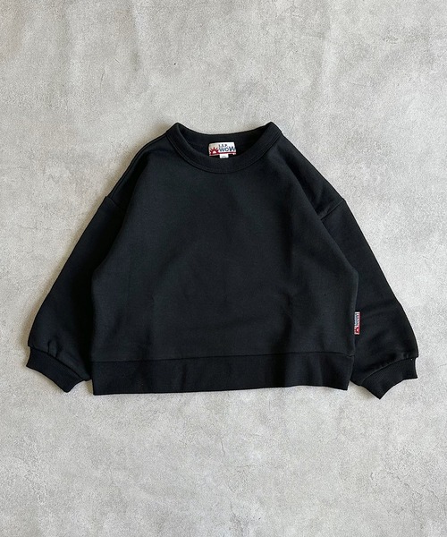 MARKEY'S（マーキーズ）の「【LSP WOW!】バックプリントトレーナー（スウェット・キッズ・チャコール/ベージュ/ラベンダー/ネイビー/ブラウン/オフホワイト/ブラック/ライトピンク/エメラルド/カーキ・80/90/100/110/120/130）」の15枚目の写真