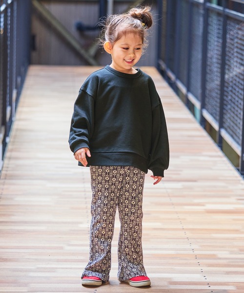 MARKEY'S（マーキーズ）の「【LSP WOW!】バックプリントトレーナー（スウェット・キッズ・チャコール/ベージュ/ラベンダー/ネイビー/ブラウン/オフホワイト/ブラック/ライトピンク/エメラルド/カーキ・80/90/100/110/120/130）」の19枚目の写真