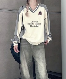 sevens | 【sevens】SW 配色ゲームシャツ風プルオーバー(パーカー)