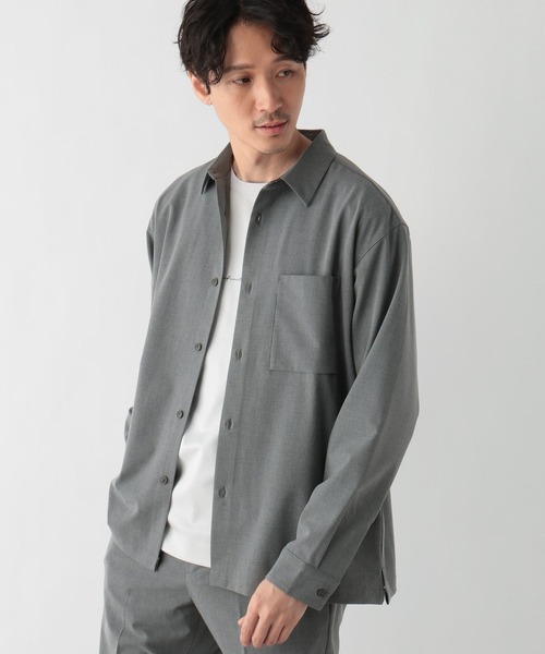 GLOBAL WORK（グローバルワーク）の「アーバンシャツ/147179（シャツ/ブラウス・メンズ・ブラック/グレー系4/グレー系8/チャコール・SMALL/MEDIUM/LARGE/X-LARGE/3XL/X-SMALL/XX-LARGE）」の4枚目の写真