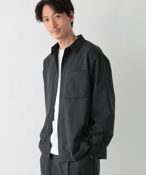 GLOBAL WORK（グローバルワーク）の「アーバンシャツ/147179（シャツ/ブラウス・メンズ・ブラック/グレー系4/グレー系8/チャコール・SMALL/MEDIUM/LARGE/X-LARGE/3XL/X-SMALL/XX-LARGE）」の11枚目の写真