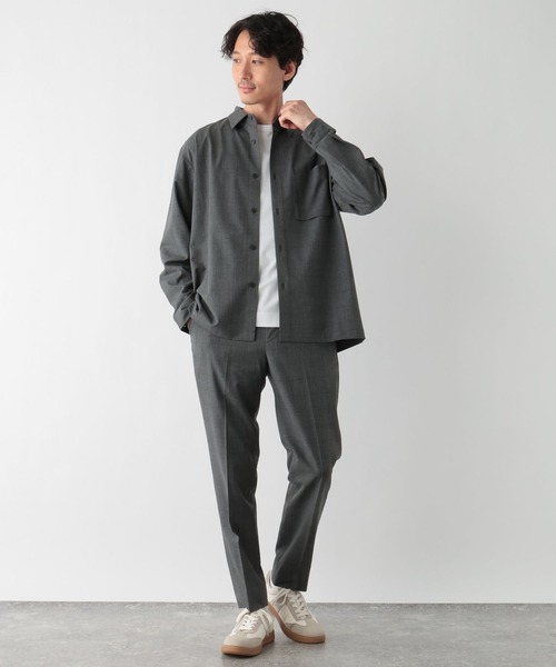 GLOBAL WORK（グローバルワーク）の「アーバンシャツ/147179（シャツ/ブラウス・メンズ・ブラック/グレー系4/グレー系8/チャコール・SMALL/MEDIUM/LARGE/X-LARGE/3XL/X-SMALL/XX-LARGE）」の14枚目の写真