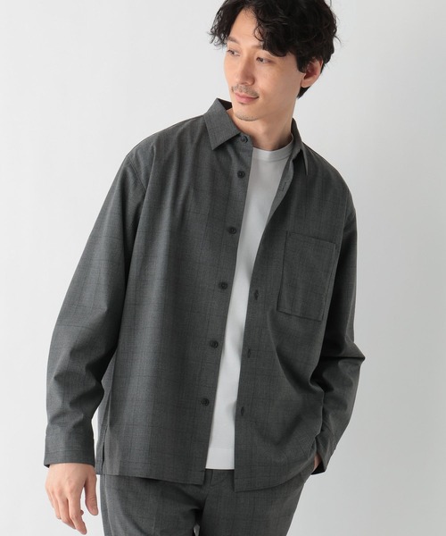 GLOBAL WORK（グローバルワーク）の「アーバンシャツ/147179（シャツ/ブラウス・メンズ・ブラック/グレー系4/グレー系8/チャコール・SMALL/MEDIUM/LARGE/X-LARGE/3XL/X-SMALL/XX-LARGE）」の15枚目の写真