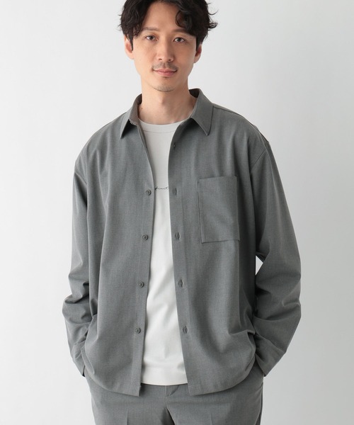 GLOBAL WORK（グローバルワーク）の「アーバンシャツ/147179（シャツ/ブラウス・メンズ・ブラック/グレー系4/グレー系8/チャコール・SMALL/MEDIUM/LARGE/X-LARGE/3XL/X-SMALL/XX-LARGE）」の19枚目の写真