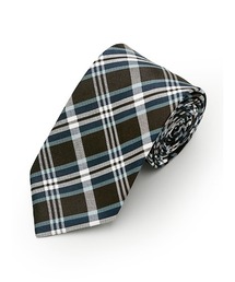 Perfect Suit FActory（パーフェクトスーツファクトリー）の「【WEB限定】エコペットネクタイ　チェック柄　ワイン/ブラウン（ネクタイ）」