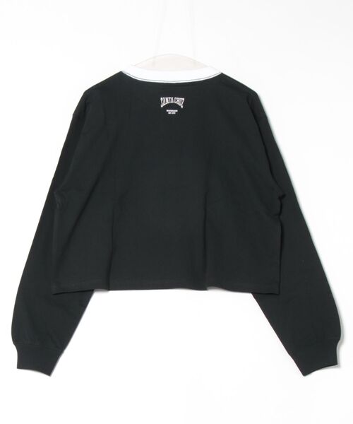SANTA CRUZ(サンタクルーズ)の「【限定販売】SANTACRUZ/サンタクルーズ クロップド丈ロンT 502251433(Tシャツ/カットソー・レディース・ホワイト/ライトブラック/グレー・L/M)」の4枚目の写真