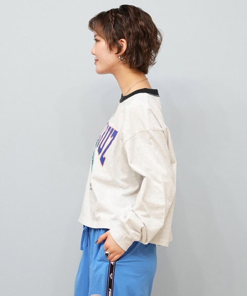 SANTA CRUZ(サンタクルーズ)の「【限定販売】SANTACRUZ/サンタクルーズ クロップド丈ロンT 502251433(Tシャツ/カットソー・レディース・ホワイト/ライトブラック/グレー・L/M)」の18枚目の写真