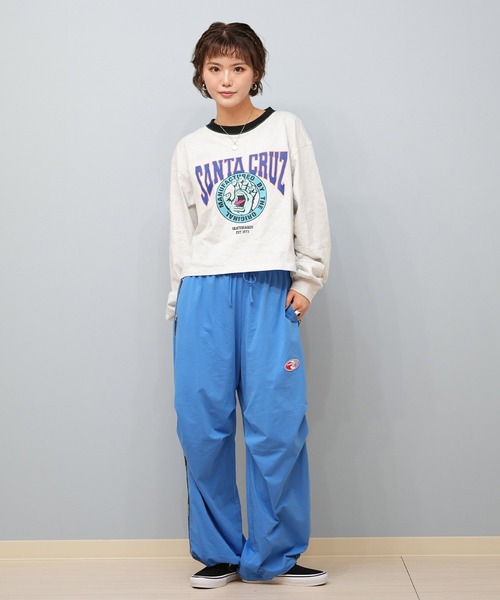 SANTA CRUZ(サンタクルーズ)の「【限定販売】SANTACRUZ/サンタクルーズ クロップド丈ロンT 502251433(Tシャツ/カットソー・レディース・ホワイト/ライトブラック/グレー・L/M)」の20枚目の写真