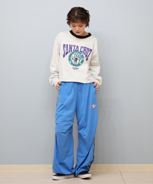 SANTA CRUZ(サンタクルーズ)の「【限定販売】SANTACRUZ/サンタクルーズ クロップド丈ロンT 502251433(Tシャツ/カットソー・レディース・ホワイト/ライトブラック/グレー・L/M)」の21枚目の写真