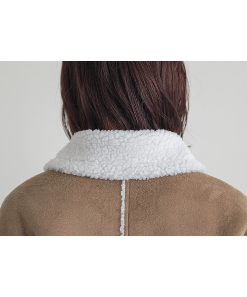 セール】『フェイクムートンショートジャケット』（ムートンコート