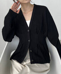 CAPRICIEUX LE'MAGE | ウエストタックカーディガン(カーディガン/ボレロ)