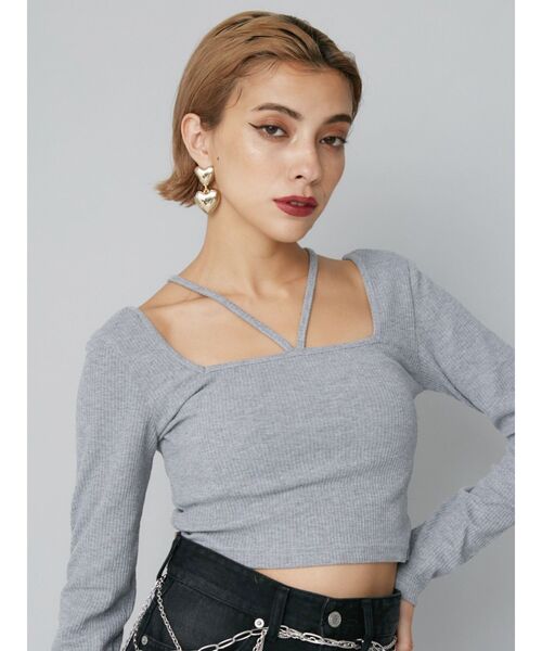 EVRIS(エヴリス)の「DOUBLE HEARTピアス(ピアス(両耳用)・レディース・シルバー/ゴールド・FREE)」の5枚目の写真