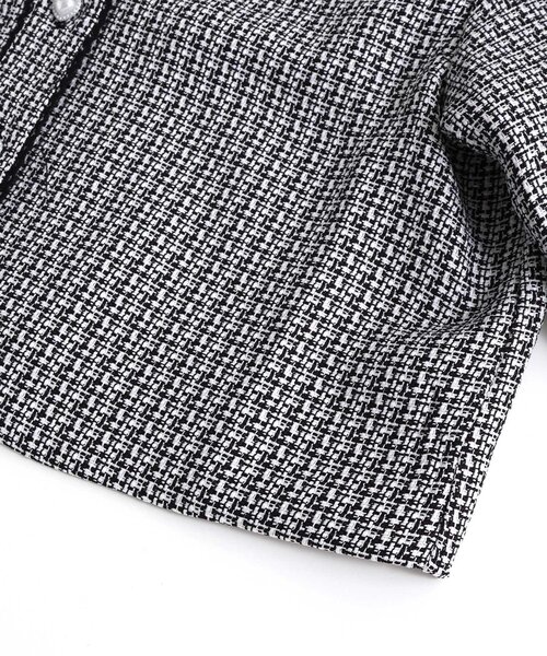 algy（アルジー）の「【セットアップ】ツイードジャケット（セットアップ・キッズ・ブラック/ピンク・XX-SMALL/X-SMALL/MEDIUM/SMALL）」の10枚目の写真