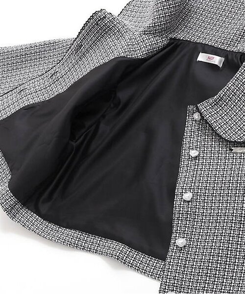algy（アルジー）の「【セットアップ】ツイードジャケット（セットアップ・キッズ・ブラック/ピンク・XX-SMALL/X-SMALL/MEDIUM/SMALL）」の11枚目の写真
