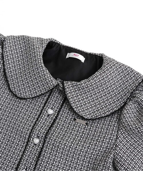 algy（アルジー）の「【セットアップ】ツイードジャケット（セットアップ・キッズ・ブラック/ピンク・XX-SMALL/X-SMALL/MEDIUM/SMALL）」の16枚目の写真