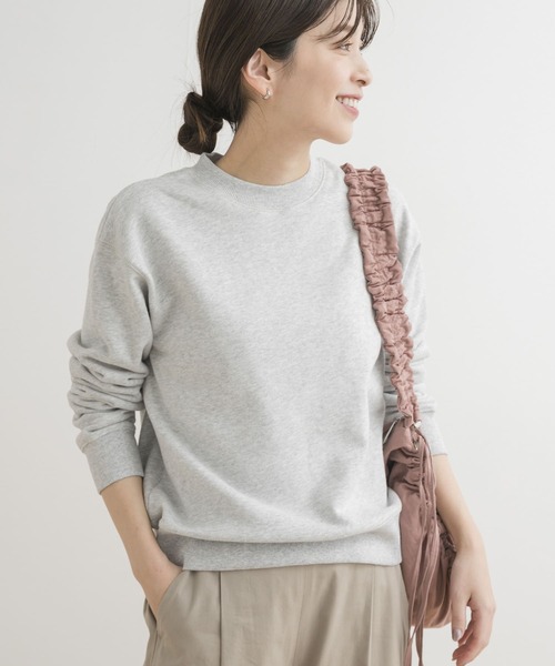 URBAN RESEARCH DOORS（アーバンリサーチドアーズ）の「『毛玉防止』裏毛クルーネックプルオーバー（Tシャツ/カットソー・レディース・ブラック/ブルー/グレー・MEDIUM）」の3枚目の写真