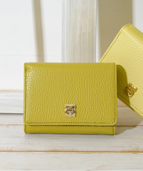 efffy(エフィー)の「【efffy/エフィー】 コンパクトウォレット イタリア製牛革 日本製(財布・レディース・グリーン系その他/ラベンダー/ネイビー/ピンク/アイボリー/グレイッシュベージュ/ダークブラウン/イエロー/グリーン/ライム/イエロー系その他/ピンク系その他・FREE)」の5枚目の写真