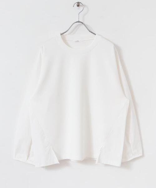 ITEMS URBANRESEARCH(アイテムズ アーバンリサーチ)の「ドッキングプルオーバー(Tシャツ/カットソー・レディース・オフホワイト/チャコールグレー/ベージュ・FREE)」の19枚目の写真