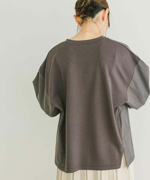 ITEMS URBANRESEARCH(アイテムズ アーバンリサーチ)の「ドッキングプルオーバー(Tシャツ/カットソー・レディース・オフホワイト/チャコールグレー/ベージュ・FREE)」の18枚目の写真