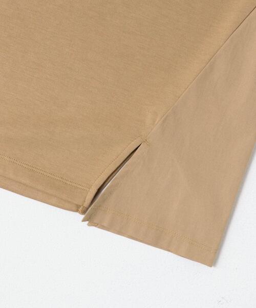 ITEMS URBANRESEARCH(アイテムズ アーバンリサーチ)の「ドッキングプルオーバー(Tシャツ/カットソー・レディース・オフホワイト/チャコールグレー/ベージュ・FREE)」の6枚目の写真