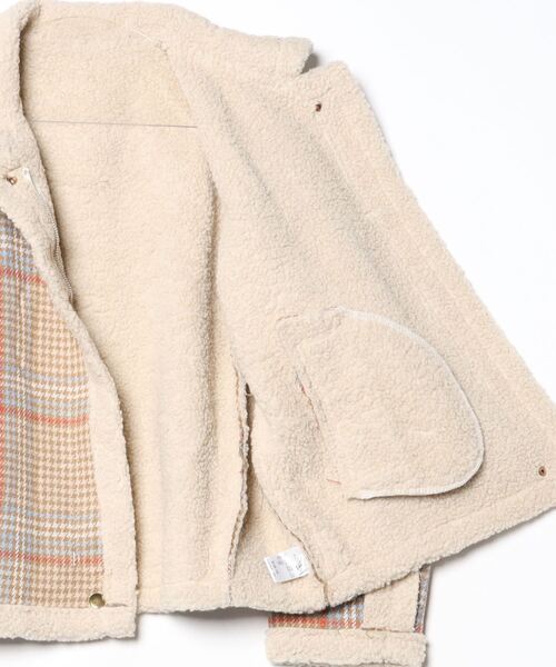 新品❤️TFW❤️49❤️裏ボアジャケット セール】裏ボアチェック柄ジャケット（その他アウター）｜LETee