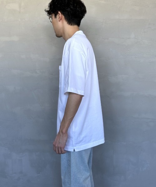 LACOSTE（ラコステ）の「[LACOSTE/ラコステ] ワンポイントロゴ クルーネックポケットTシャツ（Tシャツ/カットソー・レディース・ブラック/ネイビー/ホワイト/オフホワイト・2/3/4/5/6）」の13枚目の写真