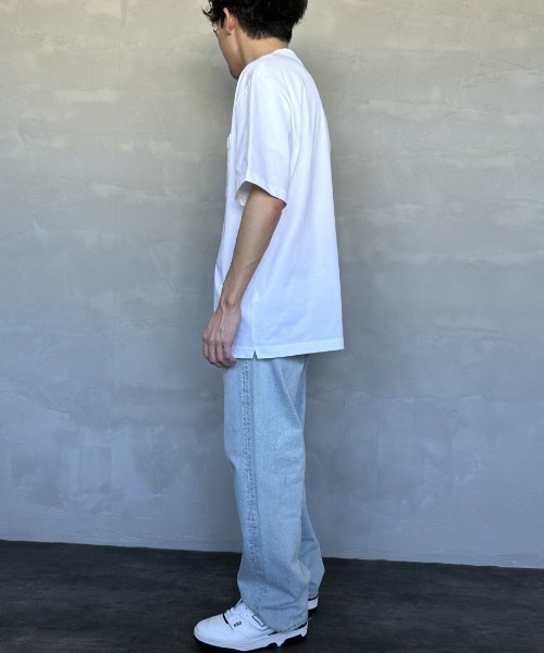 LACOSTE（ラコステ）の「[LACOSTE/ラコステ] ワンポイントロゴ クルーネックポケットTシャツ（Tシャツ/カットソー・レディース・ブラック/ネイビー/ホワイト/オフホワイト・2/3/4/5/6）」の16枚目の写真
