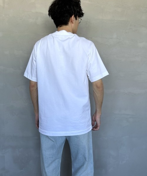 LACOSTE（ラコステ）の「[LACOSTE/ラコステ] ワンポイントロゴ クルーネックポケットTシャツ（Tシャツ/カットソー・レディース・ブラック/ネイビー/ホワイト/オフホワイト・2/3/4/5/6）」の8枚目の写真