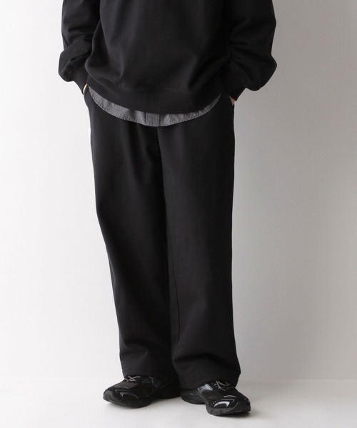 SIGNAL SPORTS（シグナルスポーツ）の「【SIGNAL SPORTS】13オンスヘビーウェイトコットン/裏毛スウェットワイドパンツ（スウェットパンツ・メンズ・その他4/ネイビー/ブラック・FREE）」の10枚目の写真