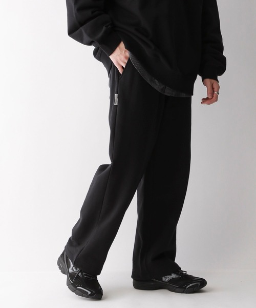 SIGNAL SPORTS（シグナルスポーツ）の「【SIGNAL SPORTS】13オンスヘビーウェイトコットン/裏毛スウェットワイドパンツ（スウェットパンツ・メンズ・その他4/ネイビー/ブラック・FREE）」の14枚目の写真