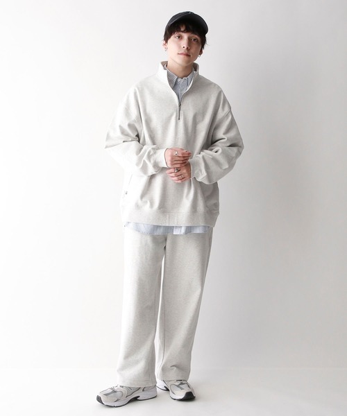 SIGNAL SPORTS（シグナルスポーツ）の「【SIGNAL SPORTS】13オンスヘビーウェイトコットン/裏毛スウェットワイドパンツ（スウェットパンツ・メンズ・その他4/ネイビー/ブラック・FREE）」の16枚目の写真