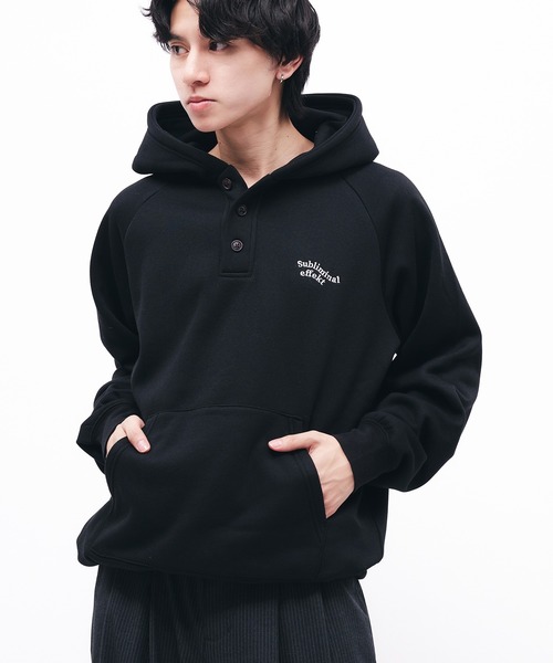 【予約販売】本 WAVE NECK セール】HENRY LOGO ヘンリーネックウェーブ / HOODIE トップス