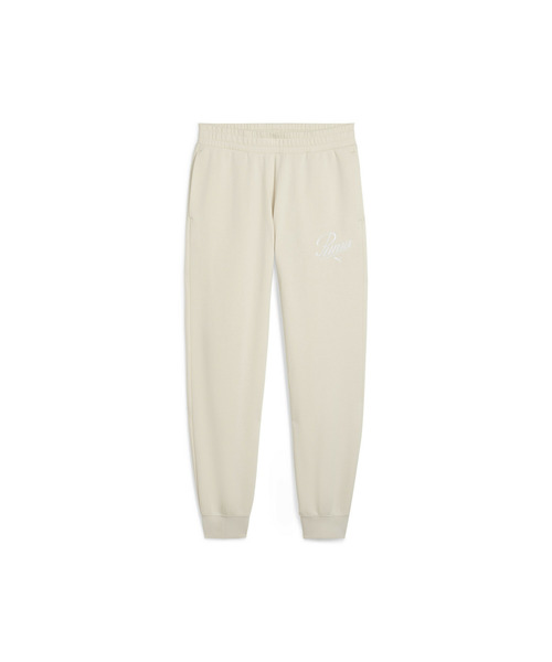 PUMA(プーマ)の「PUMA プーマ ウィメンズ ESS スクリプト コンフォート スウェットパンツ(その他パンツ・レディース・オフホワイト/ブラック・LARGE/MEDIUM/X-LARGE/SMALL)」の5枚目の写真