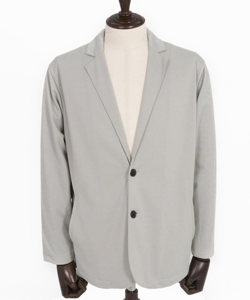 CAMBIO（カンビオ）の「mj10561- ポンチテーラードジャケット（テーラードジャケット・メンズ・グレー系その他/ブラック/ライトグレー・M/L/XL）」の20枚目の写真