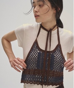 TODAYFUL/トゥデイフル】Crochet Knit Bustier/ニットビスチェ