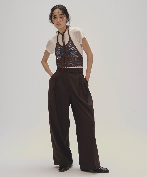 todayful トゥデイフル Wool Slit Bustier todayful Wool Slit Bustier