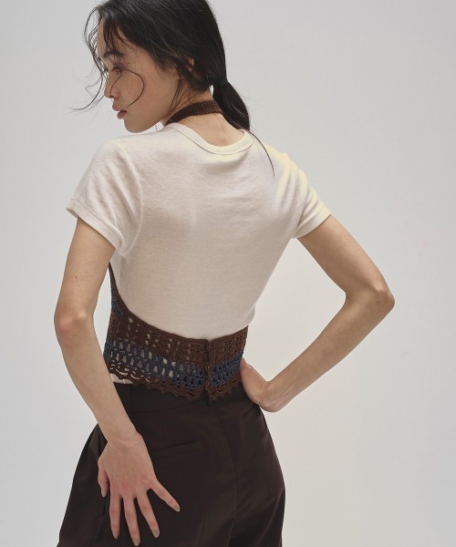 Crochet Knit Bustier（その他トップス）｜TODAYFUL（トゥデイ