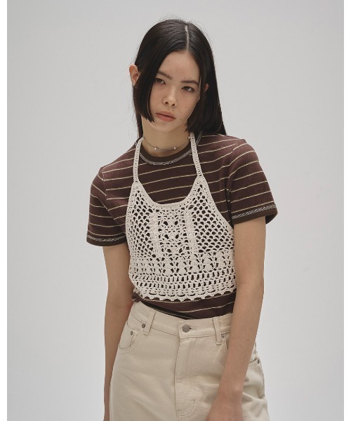 Crochet Knit Bustier（その他トップス）｜TODAYFUL（トゥデイ