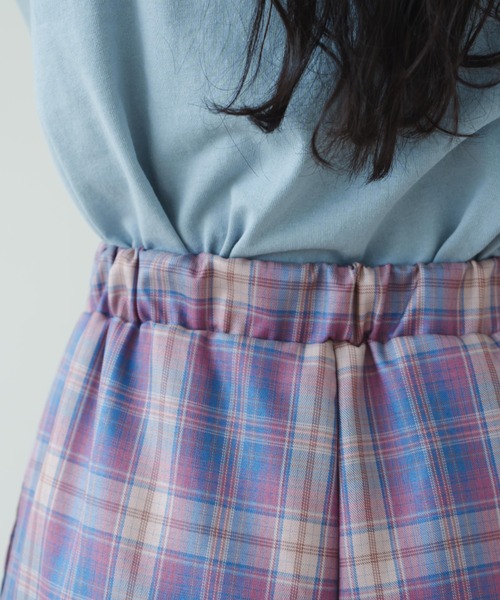 eLur(エラー)の「【eLur】チェックパンツ(その他パンツ・レディース・ブルー/オレンジ・MEDIUM/SMALL)」の11枚目の写真