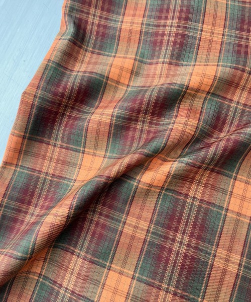 eLur(エラー)の「【eLur】チェックパンツ(その他パンツ・レディース・ブルー/オレンジ・MEDIUM/SMALL)」の14枚目の写真