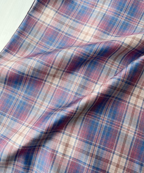 eLur(エラー)の「【eLur】チェックパンツ(その他パンツ・レディース・ブルー/オレンジ・MEDIUM/SMALL)」の15枚目の写真